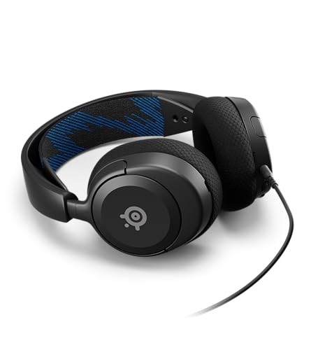 undefined SteelSeries ゲーミングヘッドセット ヘッドホン PlayStation 5専用モデル Arctis Nova 1P 軽量 有線 密閉型 双方向マイク ノイズキャンセリング 空間オーディオ Hi-Fiサウンド 調整可能 61611 ブラック の商品画像 9