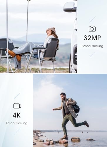 Zeitraffer-Kamera Ashata 4K 32MP für Outdoor-Aufnahmen