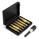 Extractor de Tornillos, JANDH 6 Piezas Extractor de Tornillos Rotos, Kit Extractor de Tornillos, se...