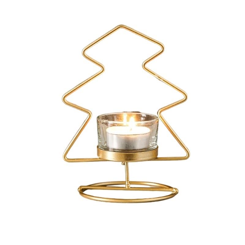 Candtrestick Nordic Style Norden Golden Candlestick Decoration Cena a lume di candela tavolo da casa creativo Aromatherapy Holder Candele Coppa