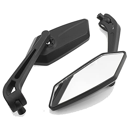 Rétroviseurs universels moto 8mm 10mm rotatifs accessoires noir
