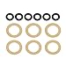 X AUTOHAUX Low Profile Engine Valve Cover Washer Bolt Kit Black for Acura for Honda D-Series Engines D15 D16