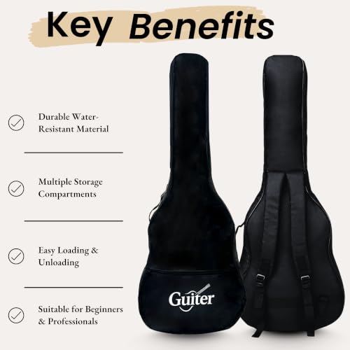 Image of Premium 34-36 Inch Non-Padded Guitar Bag | Lightweight, Soft Carry Case