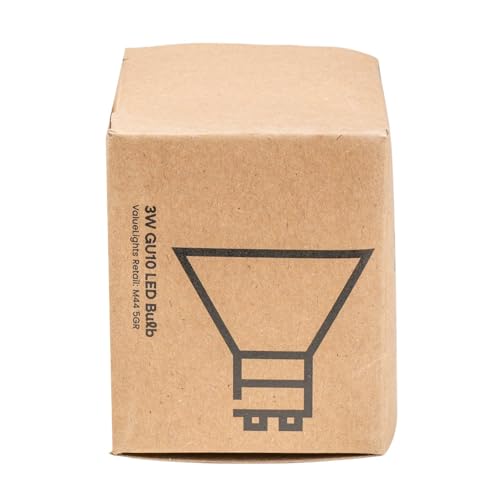 MiniSun | 3W GU10 Energy Saving LED Light Bulb | LED Bulbs, Home Décor & Improvement Essential | 3000K Warm White