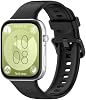 3 Paquete Correas de Silicona para Huawei Watch Fit 3/4/5, Fit 4/5 Pro | Correa de Repuesto Deportiva Suave Transpirable Ligera y Cómoda para Hombres Mujeres 4