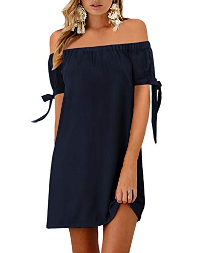 YOINS Vestido sexy de manga corta para...
