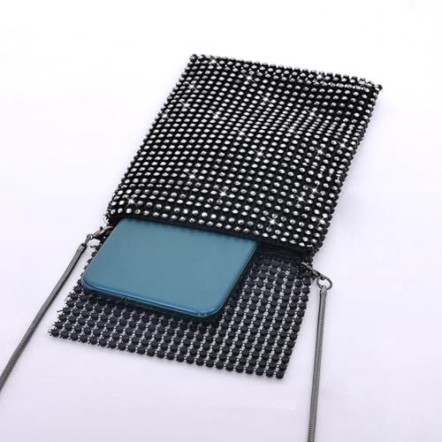 Glitter Purses Women's Mini Evening Handbags Crossbody Clutch Purse Crystal Rhinestone Bag Small Shoulder Sparkling Wedding Party Bag4