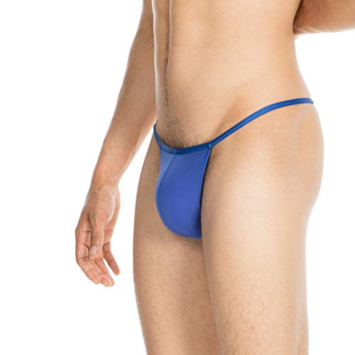 HOM Męskie stringi, Plume, 359931, S, M, L, XL, niebieski, XXL