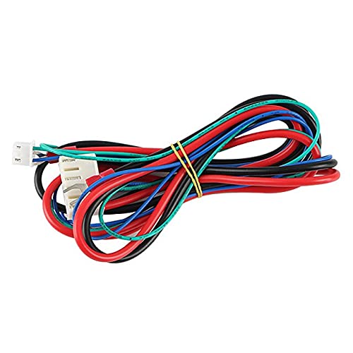 Lysee 3D Printer Parts & Accessories - Replace Anet A6/A8 Hotbed Bed Line/Cable Upgraded MK2A /MK2B/MK3 for Mendel I3 Anet A8 3D Printer Heated Bed Cable - (Color: Black)