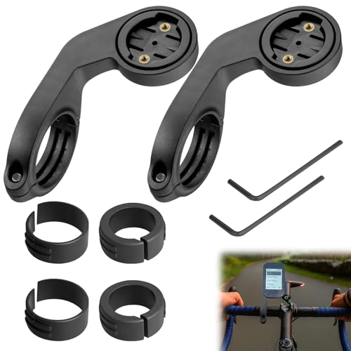 Menibeuty Lot de 2 Support Vélo Guidon Compatible avec Garmin Edge 540 520 510 500 200 130 25 20 840 830 820 810 800 1000 1030 1040 Plus Explore 2 Support...