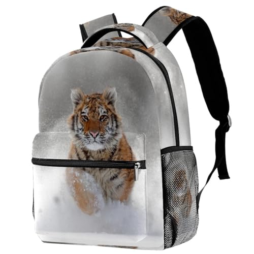Sac de voyage décontracté tigre running antichoc pour adolescents