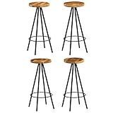 Matériau : bois de manguier massif + acier enduit de poudre