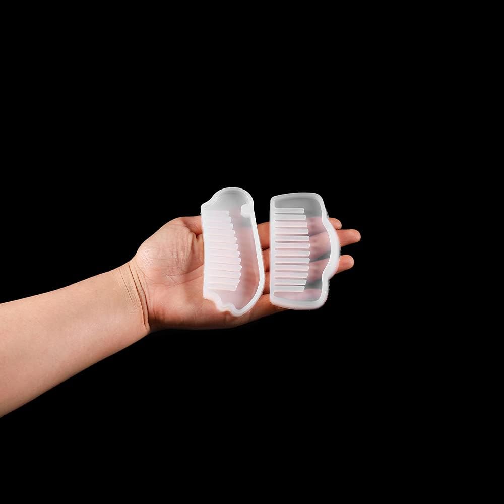 1pcs Comb Mold UV Resin Clear Silicone Jewelry Resin Mould Handcraft Epoxy DIY Crafts Jewelry Making Supplies Tools (1) image 3