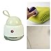 2 in 1 Fabric Shaver Electric Lint Remover and Brush, Portable, Fuzz Remover Sweater Defuzzer for Bobbles Bedding Couch, Green