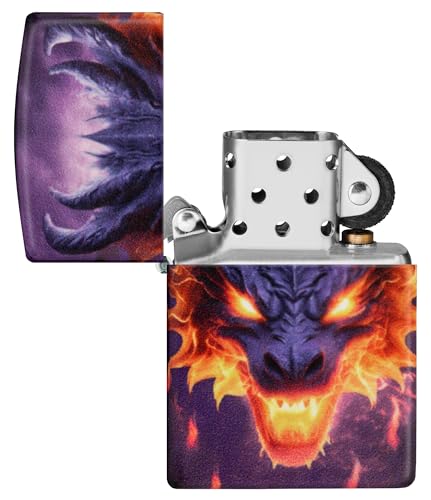 Image of Zippo Glowing Dragon Design 540 Color Glow in the Dark Pocket Lighter