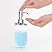iDesign Alston Plastic Liquid Soap Pump and Lotion Dispenser for Kitchen, Bathroom, Sink, Vanity, 3.5