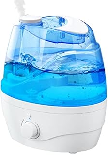 Cool Mist Humidifiers, 2.2L Ultrasonic Humidifier with Night Light Quiet Operation for Bedroom Plants