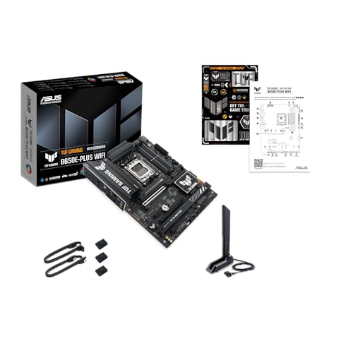 TUF Gaming B650E-PLUS Scheda madre WiFi AMD B650 ATX, 12+2+1 80A DrMOS Power Stages, DDR5, PCIe 5.0 Ready, 3X M.2, Wi-Fi 6E, 2.5Gb LAN, DisplayPort, HDMI™, USB Type-C, BIOS Flashback, Aura Sync - Scheda madre - Immagine 8