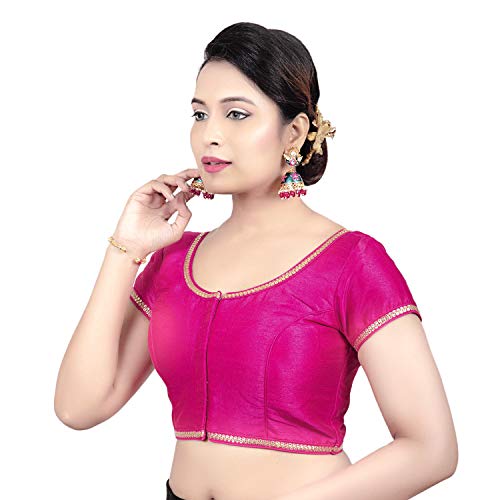 Image of Biyu Being With You Women's Art Silk Saree Blouse