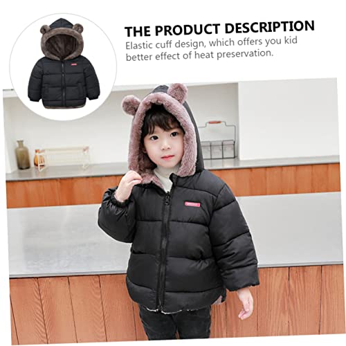 GALPADA 1pc Fleece Coat Kid Thickened Winter Clothes Kid Thickened Coat Down Coat Children Kid Winter Jacket2