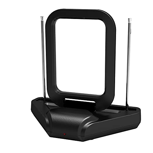 Antenne TV intérieure TNT puissante D2 récepteur UHF avec filtre anti 5G 4K