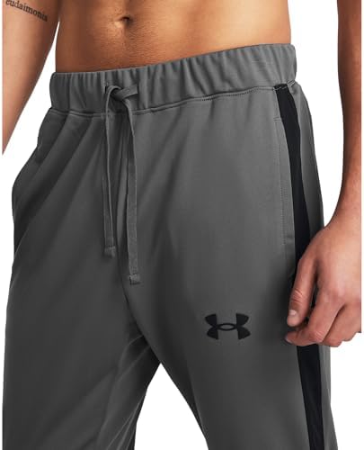 Under Armour UA Rival Knit Track Suit Erkek Eşofman Takımı Castlerock / / Black MD - Görsel 3