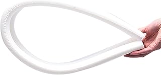 Durable and Flexible 93cm Door Bottom Sealing Strip Under Door Draft Stopper Home Dorm Bedroom Sound Proof Noise Reduction Door EVA Draft Stopper Easy to Cut and Install (Color : White)