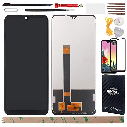 Buy 1 get 1 🔥 HYYT Black Replacement for LG K50S X540HM X540 2019 6.50" LCD Display Touch Screen Digitizer Assembly with 1 Tempered Film and 1 Installation Tools