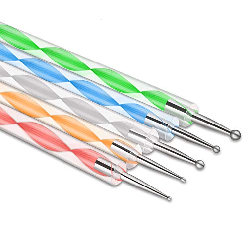 Preisvergleich Produktbild Maniküre-Stift, zum Marmorieren, 5 Stück