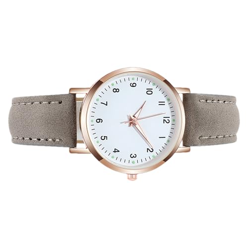Generico Reloj De Mujer Resplandor   Reloj Luminoso De Lectura Fácil De Wattch Con Luz | Intervalos De Relojes De Pulso Dial | Equipos De Cronometraje Casual Para, Gris, Fare riferimento alla