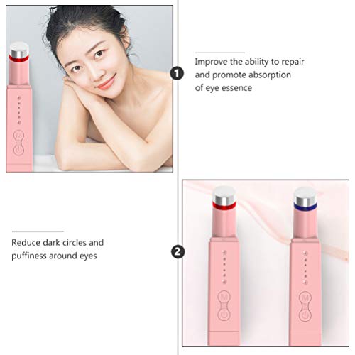 EXCEART Massageador de Olhos Varinha Vibrador Massageador de Olhos Rolo Facial Eliminar Sacos para O