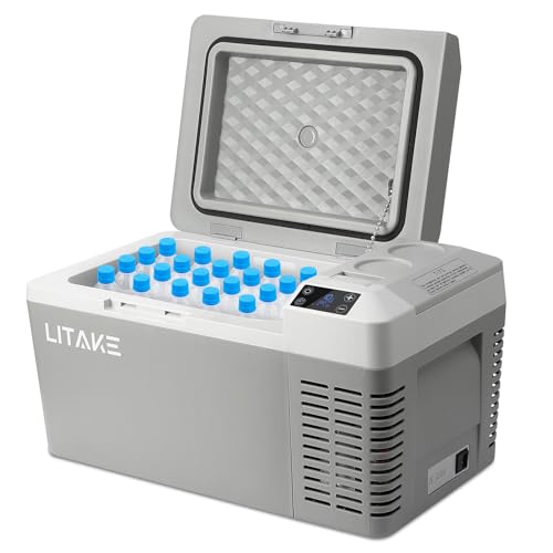 Amazon.co.jp: Litake 車載冷蔵庫 20L ポータブル冷蔵庫 バッテリー