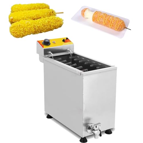 IUokLU Commercial Electric Deep Fryer,25L Stainless Steel Snack for Catering,Takeaway,Restaurant,Coffee Shop,