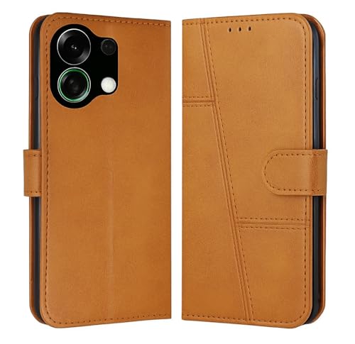 Image of Oppo K13 Turbo Pro 5G / Oppo K13 Turbo 5G Flip Cover Leather Finish | Inside TPU with Card Pockets | Wallet Stand | Complete Protection Flip Case
