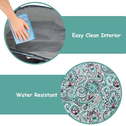 Image of NGIL Medium Top Zipper Closure Canvas Tote Bag with Attached Matching Coin Purse For Moms and Nurses