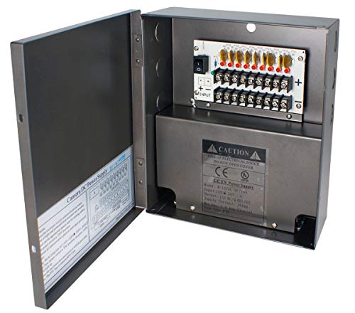 Speco SPC-P9W10DUL 9CH at 10A DC Camera Power Supply-UL Certified