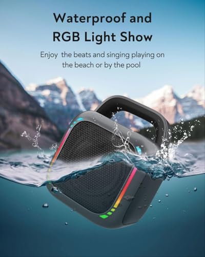 Image of JTP-SP-X17 Portable Karaoke Machine for Adults /Kids, 50W, Subwoofer, PA Systerms, 24H Playtime, RGB Lights, Waterproof, Bluetooth /T-F Cards /USB /TWS, HiFi Speaker for Outdoors, Party, Meeting