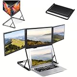 Monitor Multischermo per Laptop, 15,6 Pollici IPS per Analisi Dati