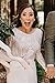 Women's Lace Long Sleeve Wedding Dresses for Bride Simple White Wedding Dress Backless Beach Bridal Gown Size 4