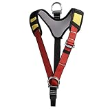 showyow Klettergurt Oberkörper Sicherheitsgurt Schultergurt für Outdoor-Expansionspraxis Höhlenforschung Klettern Abseilen Ausrüstung