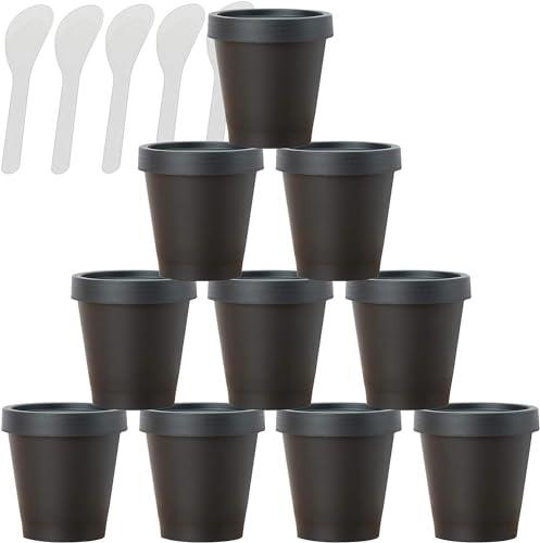 Bouteilles cosmétiques vides 200ml contenant crème voyage pot étanche noir de 12 pièces