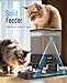 oneisall Automatic Cat Feeder with 5G WiFi, Automatic Cat Food Dispenser for 2 Cats Small Pets, 20 Cups/5L Timed Dry Food Dispenser with APP Control