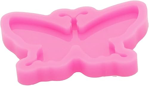 Miniatura 3 de Angel Wings Molde de silicona para llavero de mariposa, moldes de resina epoxi para llavero, aretes, empuñaduras de teléfono