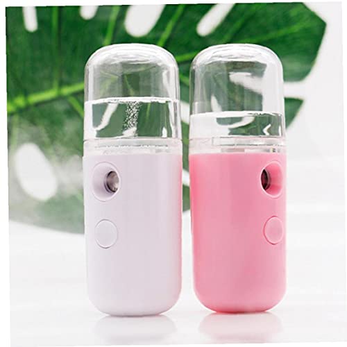 Nano mist spuitmis mini gezichtsmist stoomboot hydraterende USB oplaadbare draagbare witte roze voor hydraterende… - Image 4