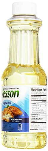 WESSON Pure Vegetable Oil, 0 g Trans Fat, Cholesterol Free, 24 oz. - Thumbnail 5
