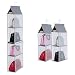 KEEPJOY Detachable Hanging Handbag Organizer Purse Bag Collection Storage Holder Wardrobe Closet Space Saving Organizers System(Gray)