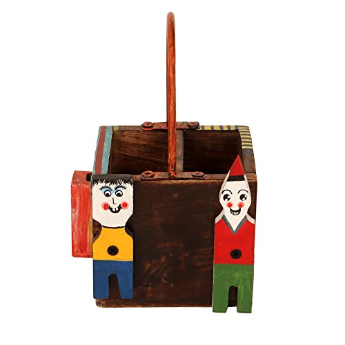 Image of AAKRITI ART CREATIONS Hand Crafted Handcrafted Modern Desk Organiser | Handcrafted Home Decor | Milestone Birthday Gift | Office Gift | Housewarming GiftShowpiece