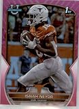 2022 Bowman Chrome University Pink Refractor #56 Isaiah Neyor Texas Longhorns NCAA Football Trading Card in Raw (NM or Better) Condition