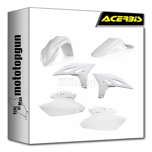 Cache carenage blanc Acerbis pour moto Yamaha YZF 250 de 2010 à 2013