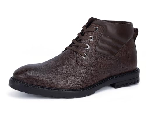 Image of LOUIS STITCH Italian Leather Chukka Boot For Men | Handcrafted | High Ankle Mens Boot | Hiking and Biking Boot (BT-WBNDCK)